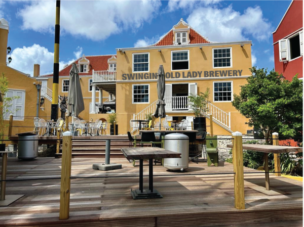 500L 2 vessel brewery equipment in Curacao--Swinging Old Lady Brewery